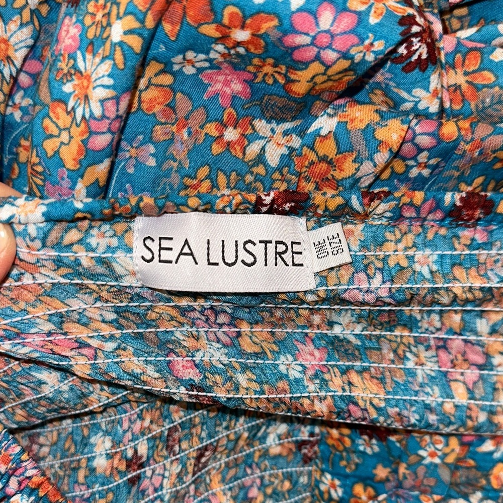 Chic Multicolor Floral A-Line Skirt NWOT - Picture 3 of 3